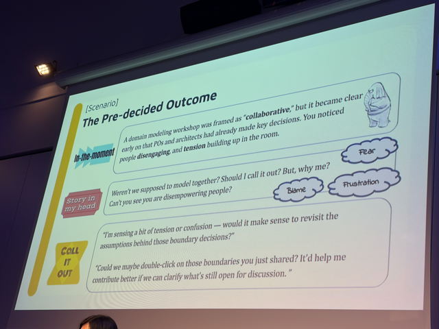 Pre-decided outcome example