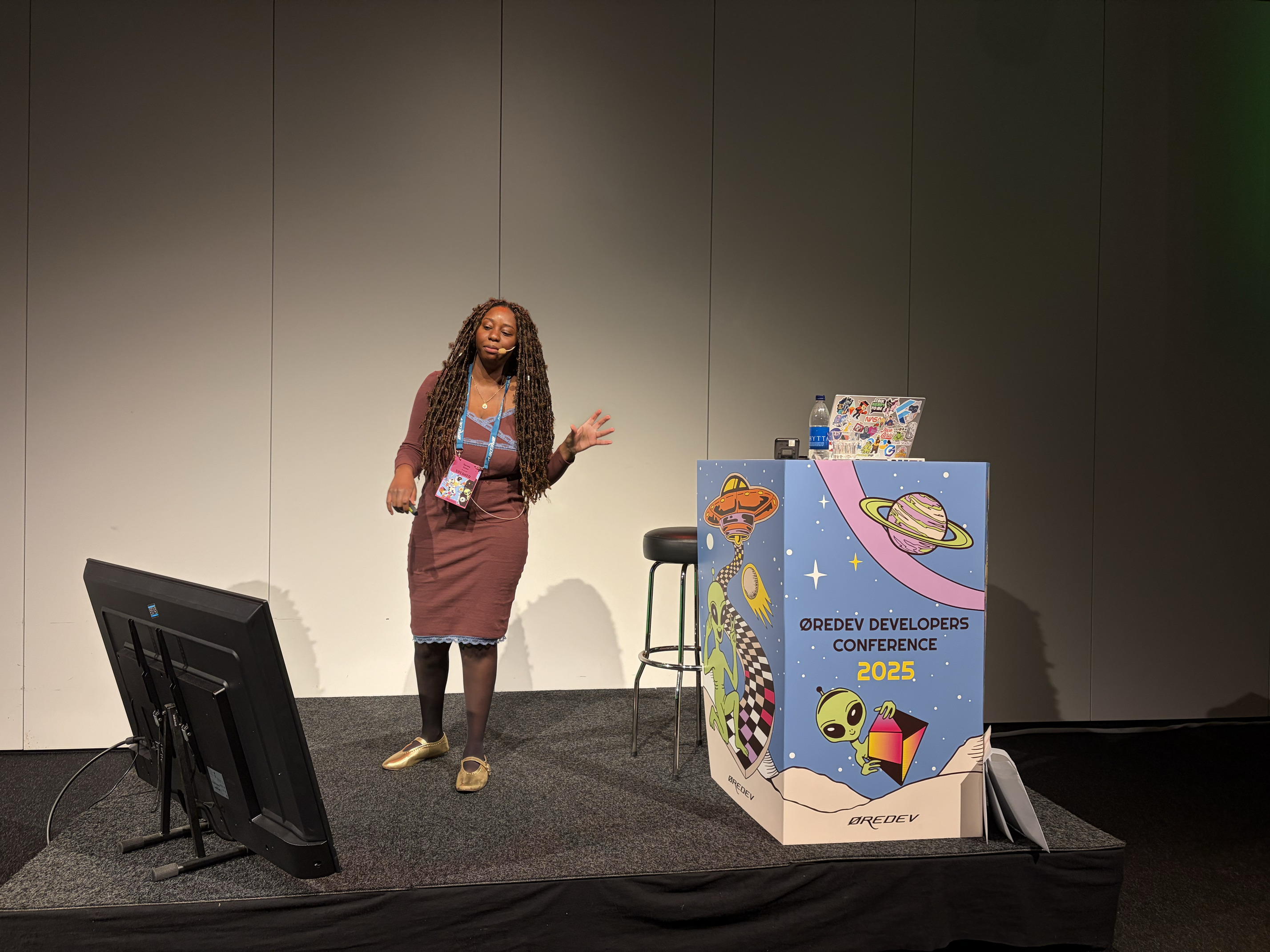 Serges Goma on stage